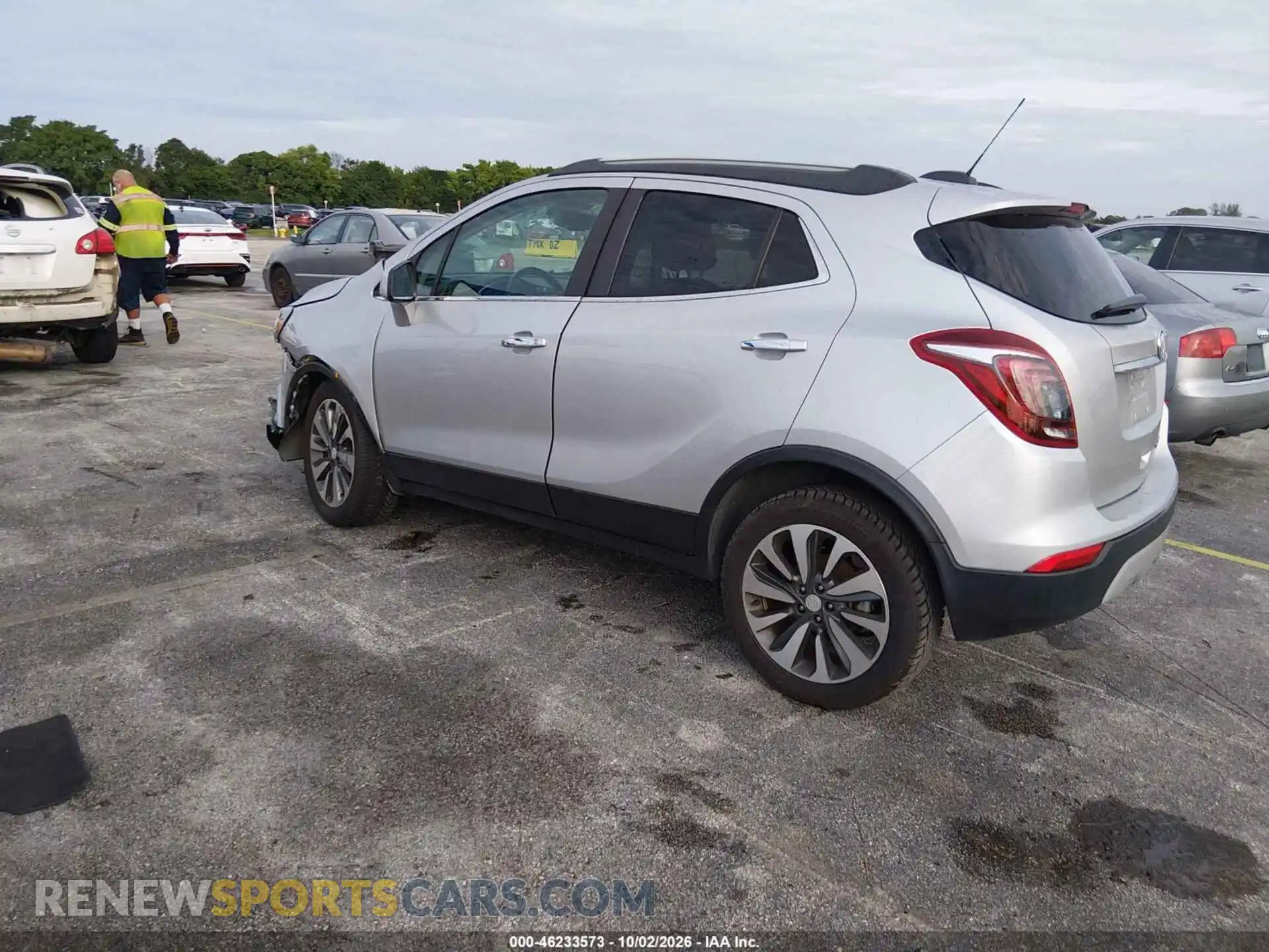 3 fotografías del automóvil dañado KL4CJASM8NB524003 BUICK ENCORE 2022