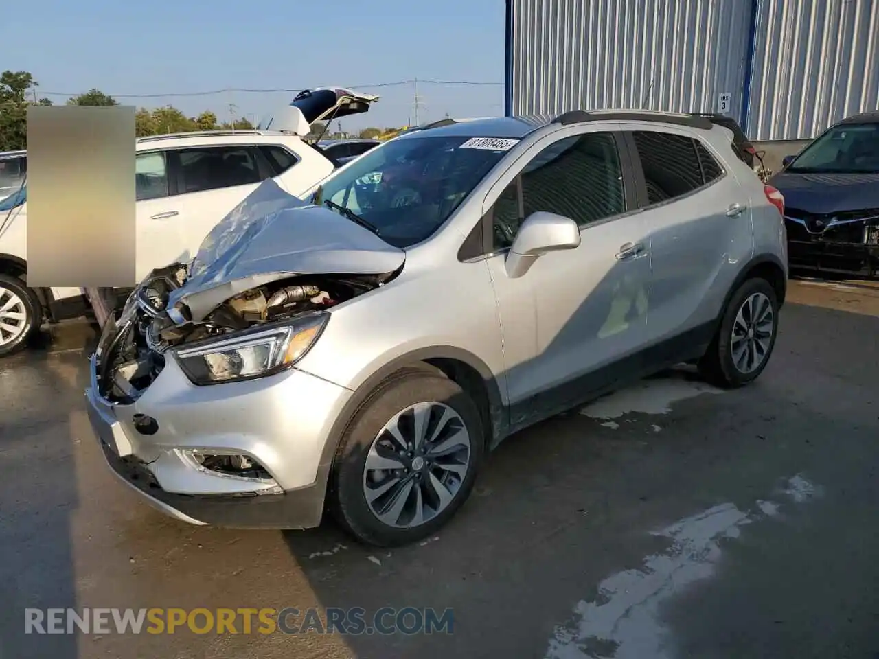 1 Photograph of a damaged car KL4CJASM8NB550360 BUICK ENCORE 2022