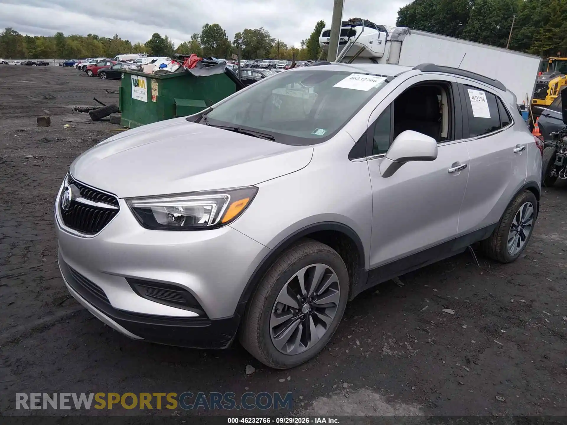 2 Photograph of a damaged car KL4CJESM0NB531440 BUICK ENCORE 2022