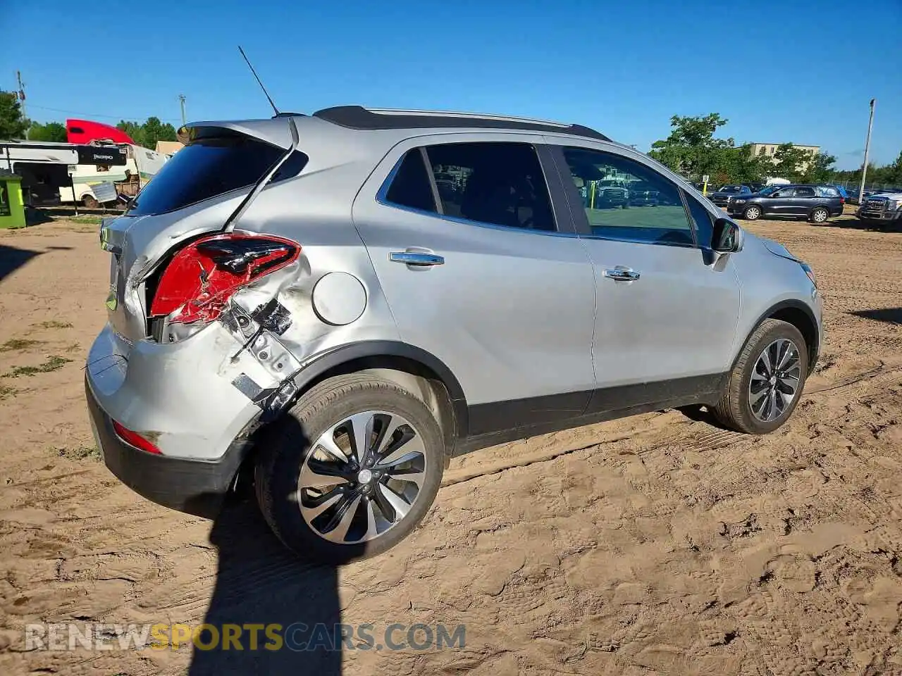 3 fotografías del automóvil dañado KL4CJESM0NB554880 BUICK ENCORE 2022