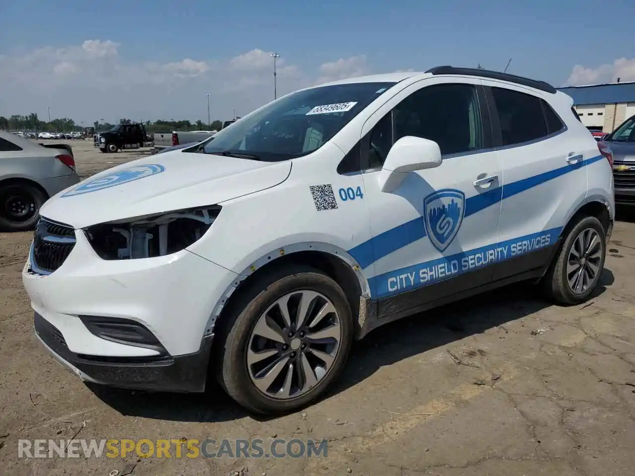 1 Photograph of a damaged car KL4CJESM1NB522245 BUICK ENCORE 2022