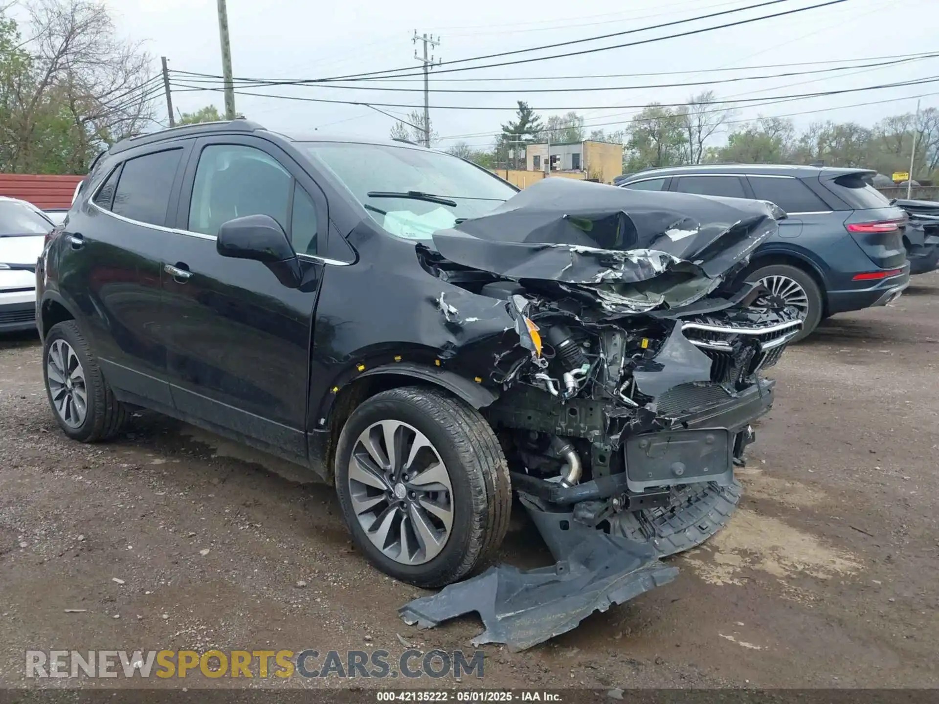 1 Photograph of a damaged car KL4CJESM1NB555813 BUICK ENCORE 2022
