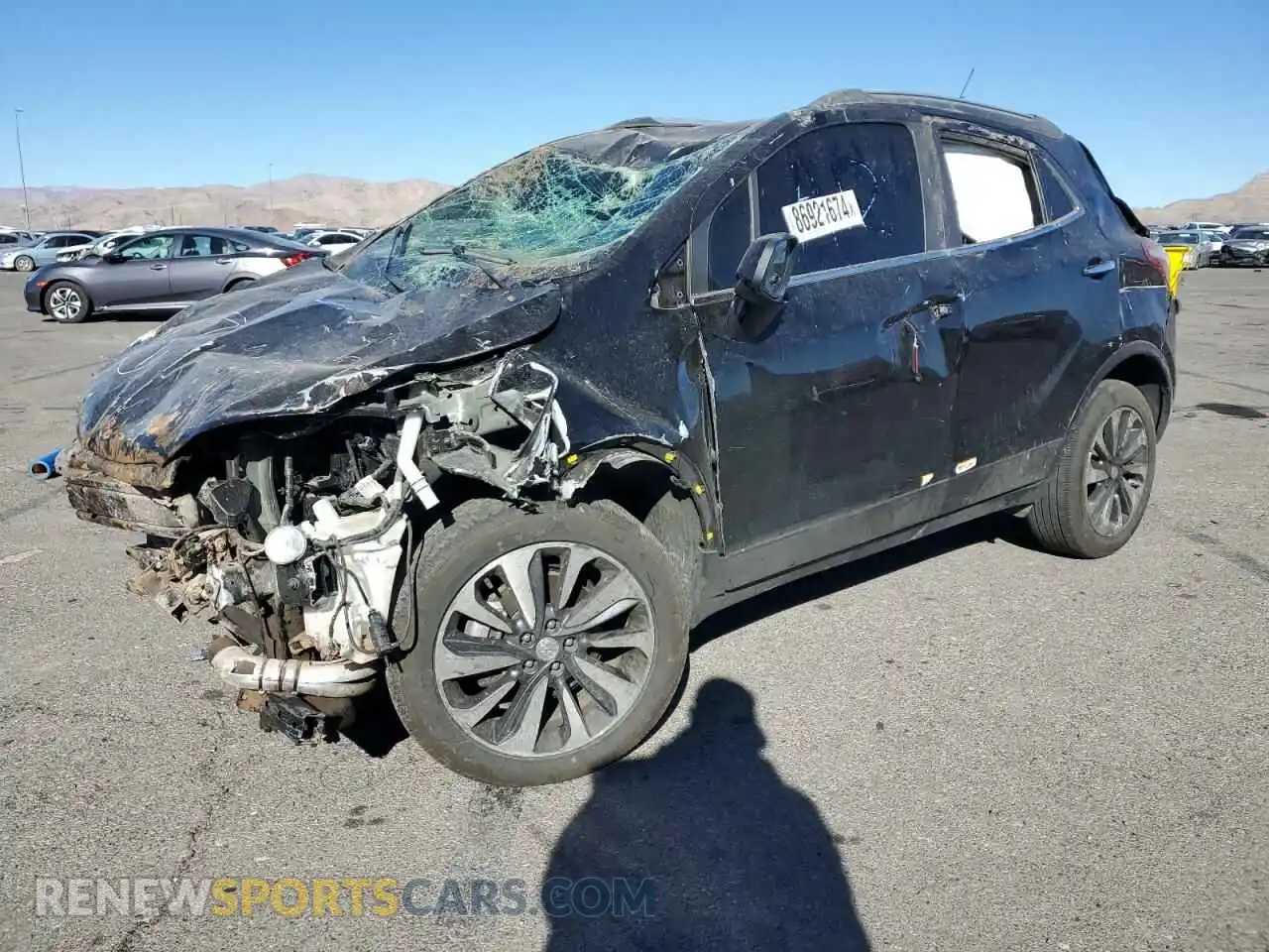 1 Photograph of a damaged car KL4CJESM2NB552483 BUICK ENCORE 2022