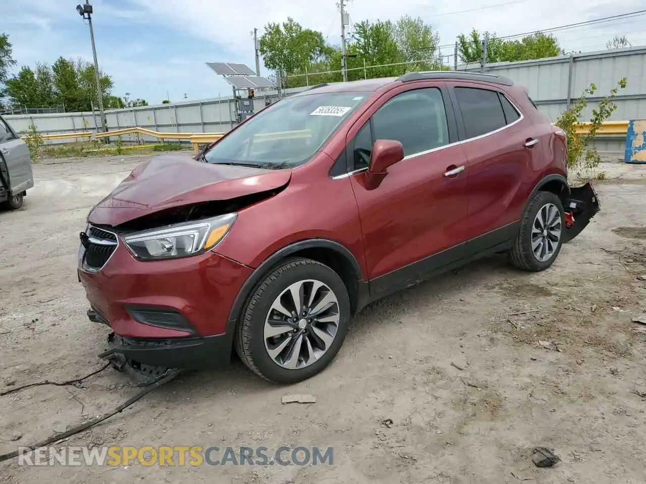 1 fotografías del automóvil dañado KL4CJESM2NB557845 BUICK ENCORE 2022