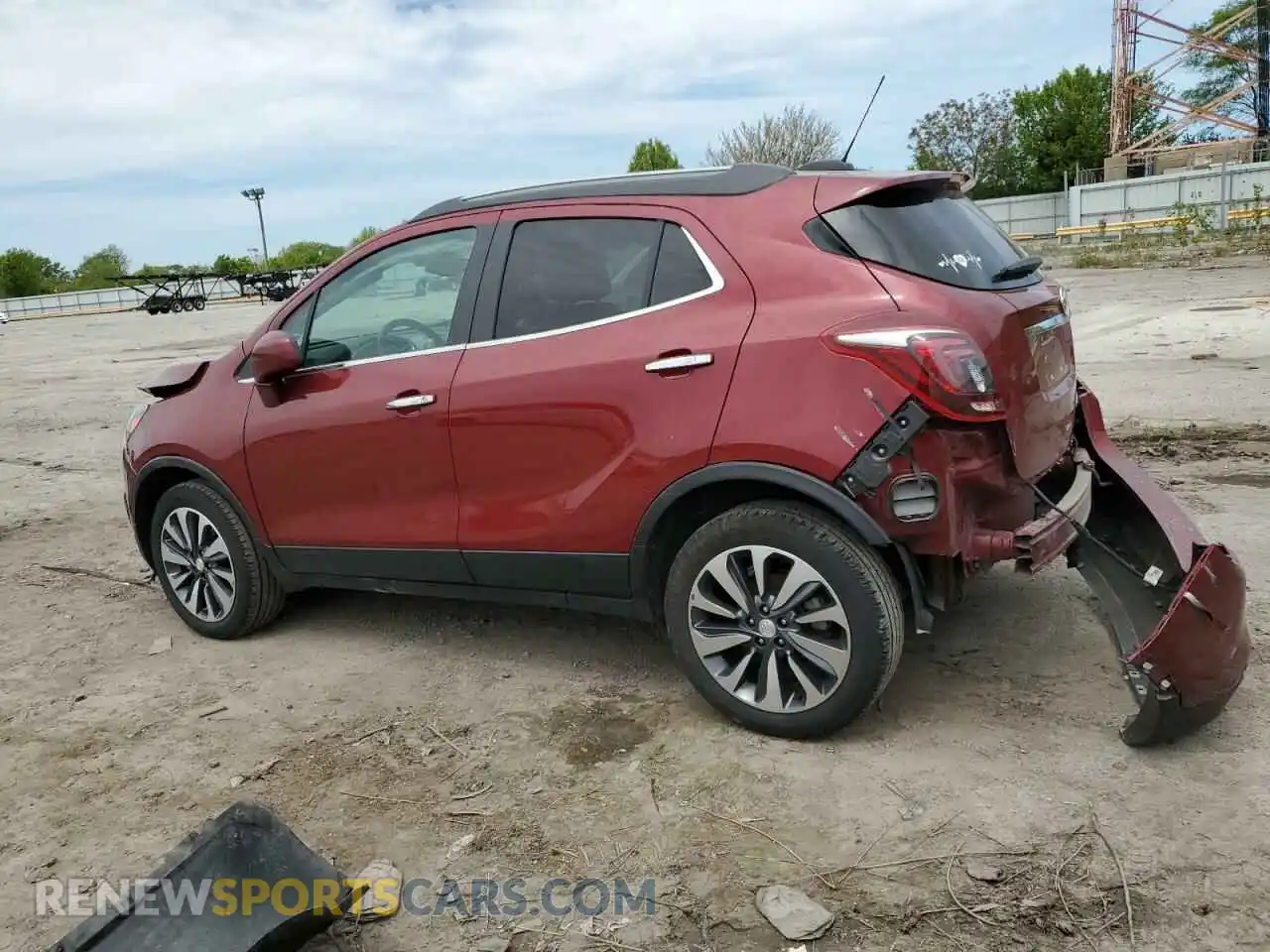 2 fotografías del automóvil dañado KL4CJESM2NB557845 BUICK ENCORE 2022