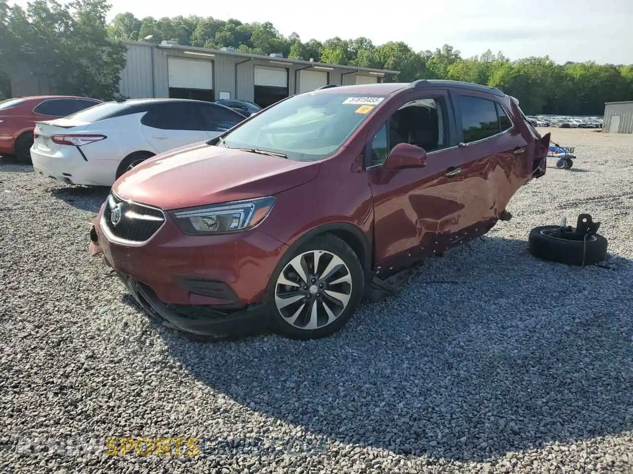 1 fotografías del automóvil dañado KL4CJESM3NB553237 BUICK ENCORE 2022