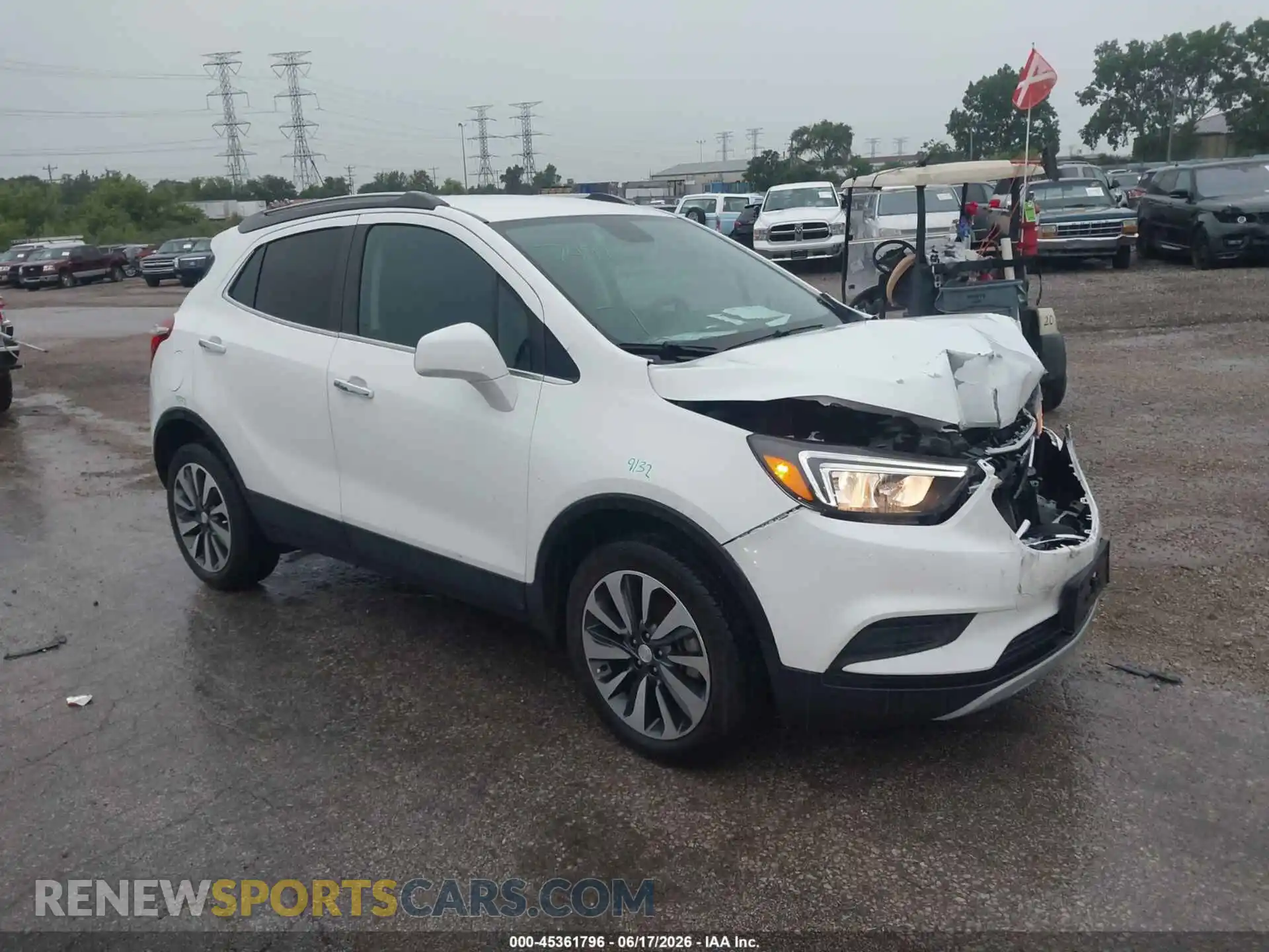 1 Photograph of a damaged car KL4CJESM4NB527701 BUICK ENCORE 2022