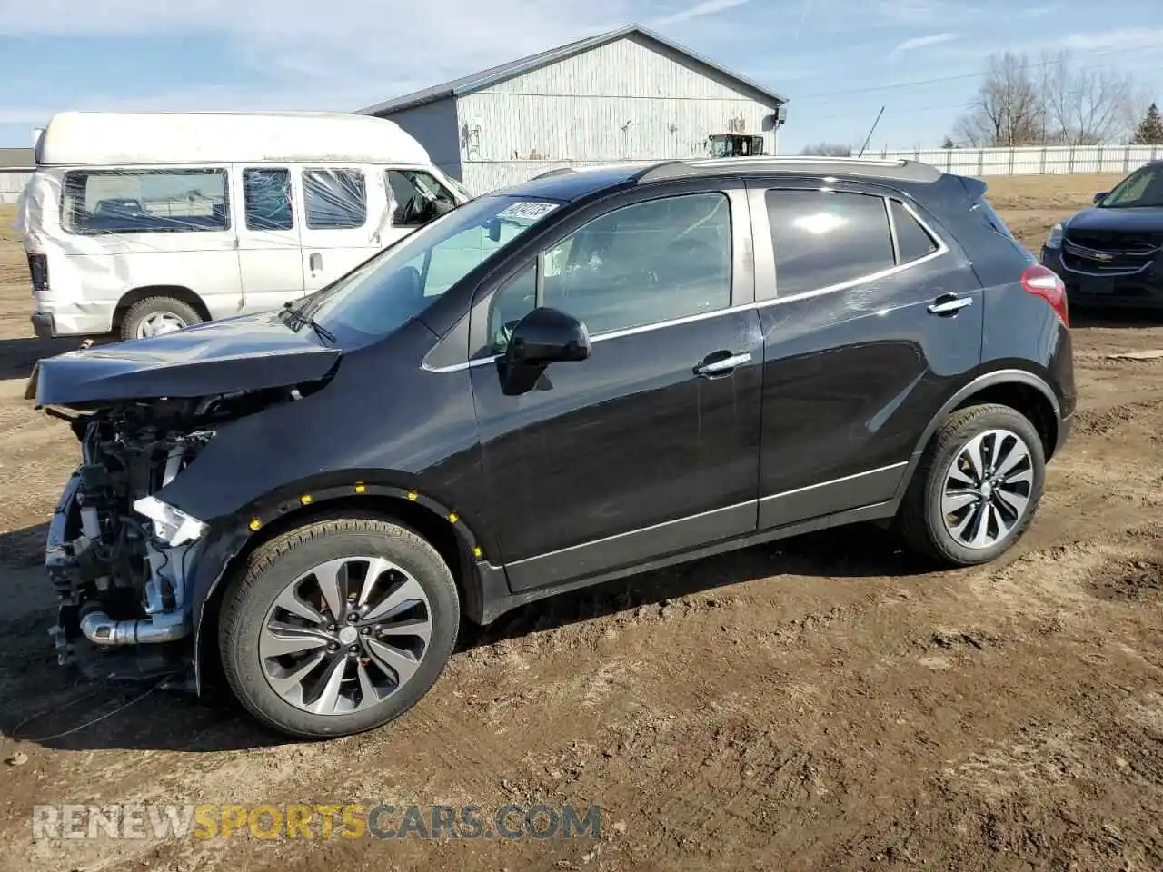 1 Photograph of a damaged car KL4CJESM5NB517923 BUICK ENCORE 2022