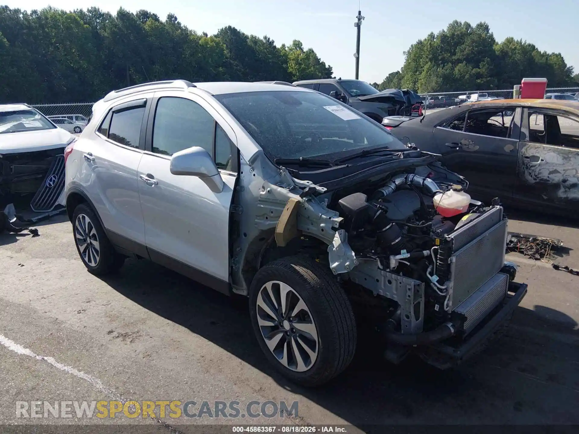 1 fotografías del automóvil dañado KL4CJESM5NB531790 BUICK ENCORE 2022
