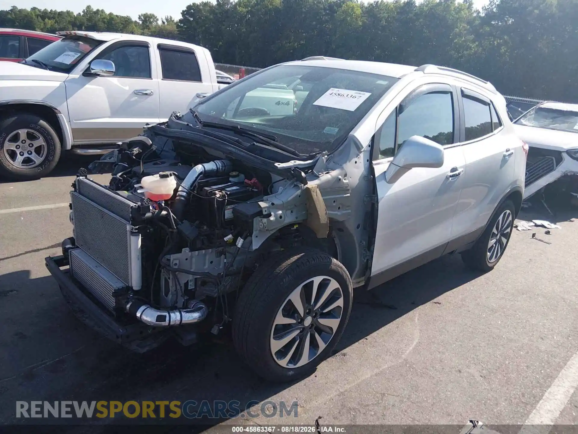 2 fotografías del automóvil dañado KL4CJESM5NB531790 BUICK ENCORE 2022