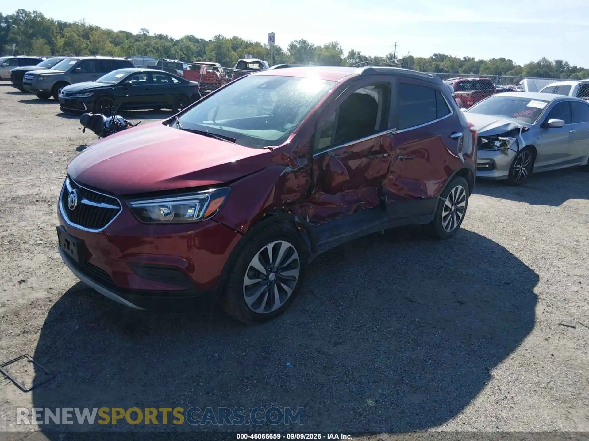 2 Photograph of a damaged car KL4CJESM5NB559668 BUICK ENCORE 2022