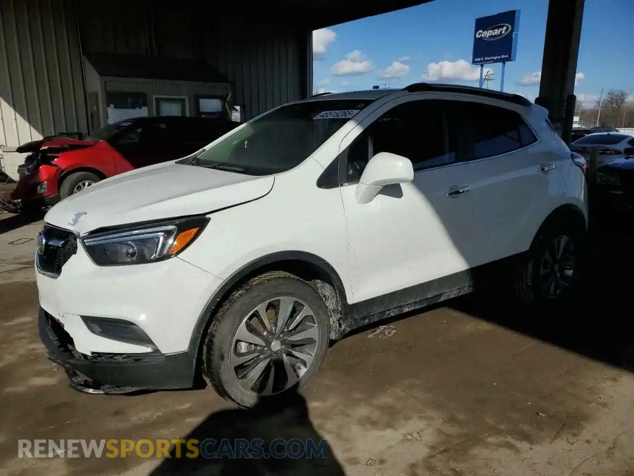 1 Photograph of a damaged car KL4CJESM6NB536285 BUICK ENCORE 2022