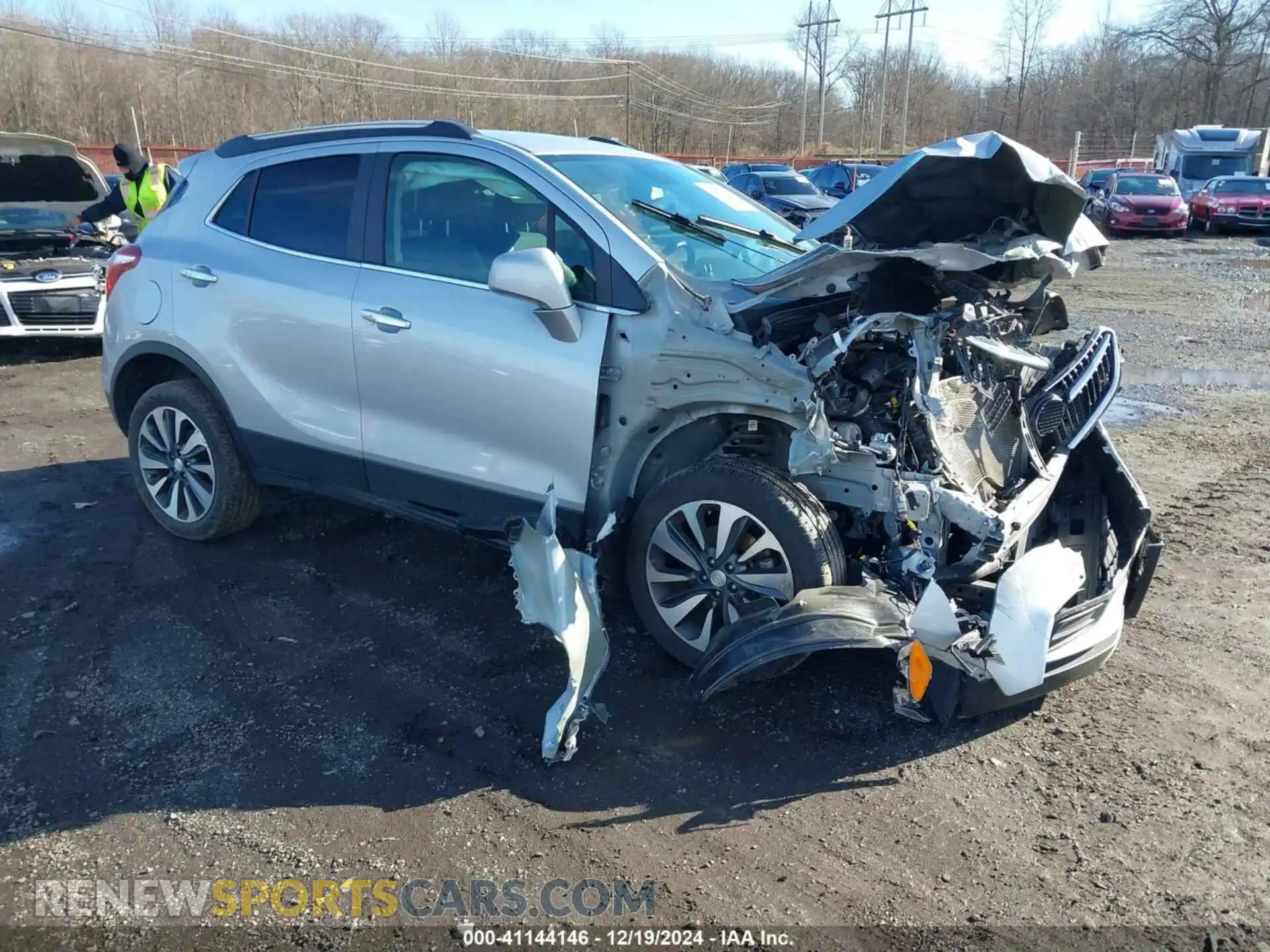 1 Photograph of a damaged car KL4CJESM6NB552552 BUICK ENCORE 2022