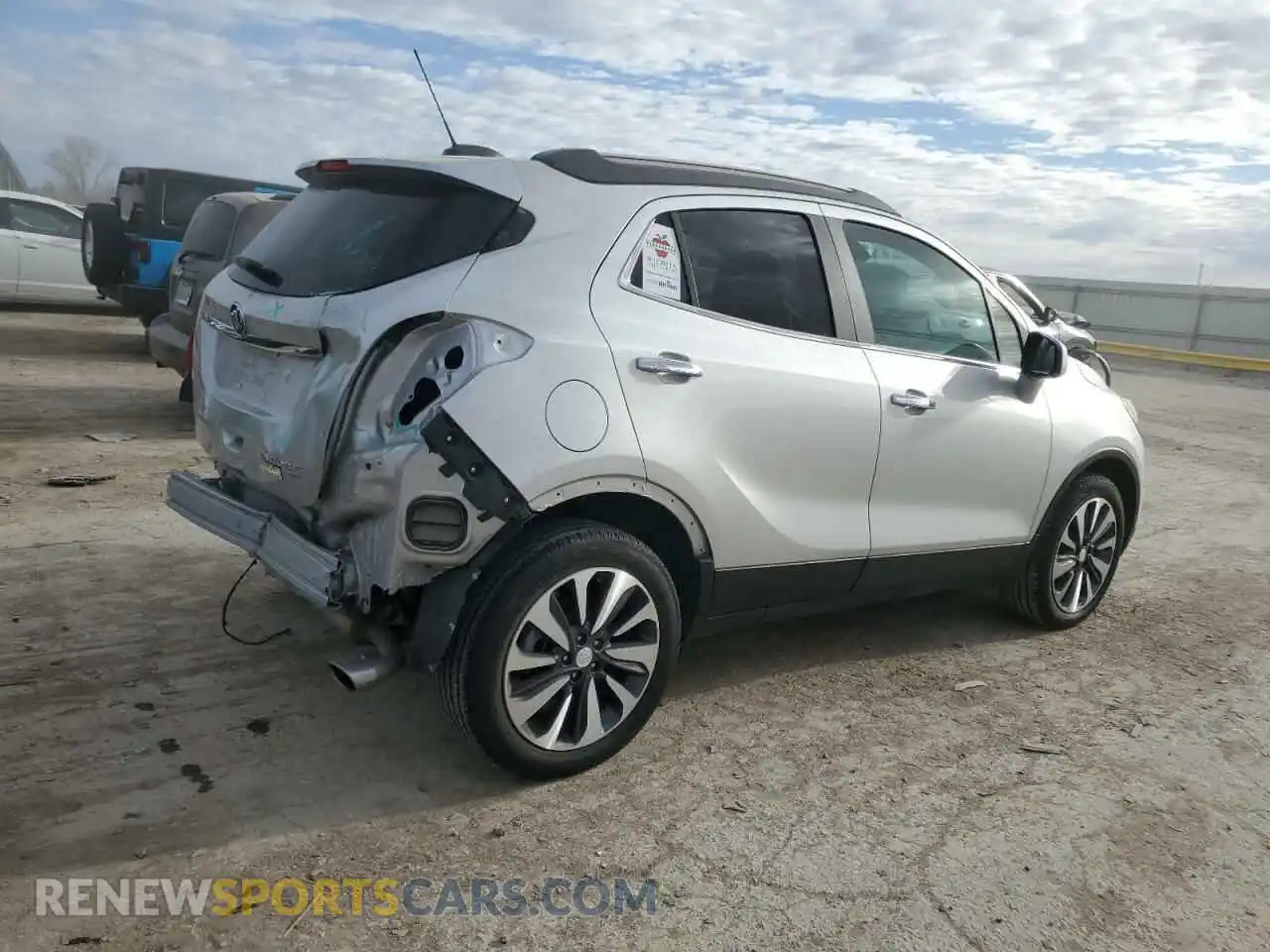 3 Photograph of a damaged car KL4CJESM6NB560053 BUICK ENCORE 2022