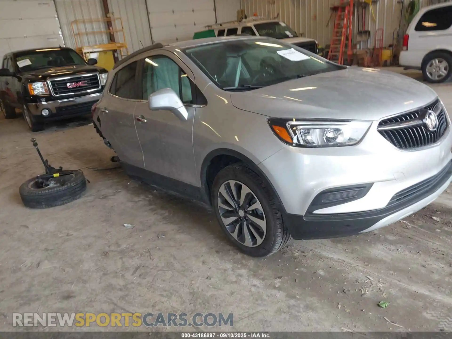 1 Photograph of a damaged car KL4CJESM7NB533122 BUICK ENCORE 2022