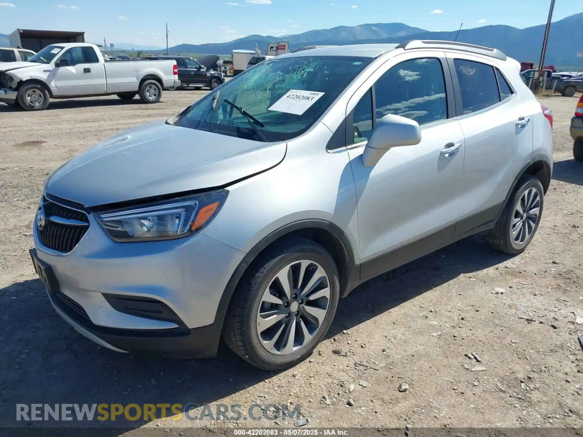 2 Photograph of a damaged car KL4CJESM7NB560773 BUICK ENCORE 2022
