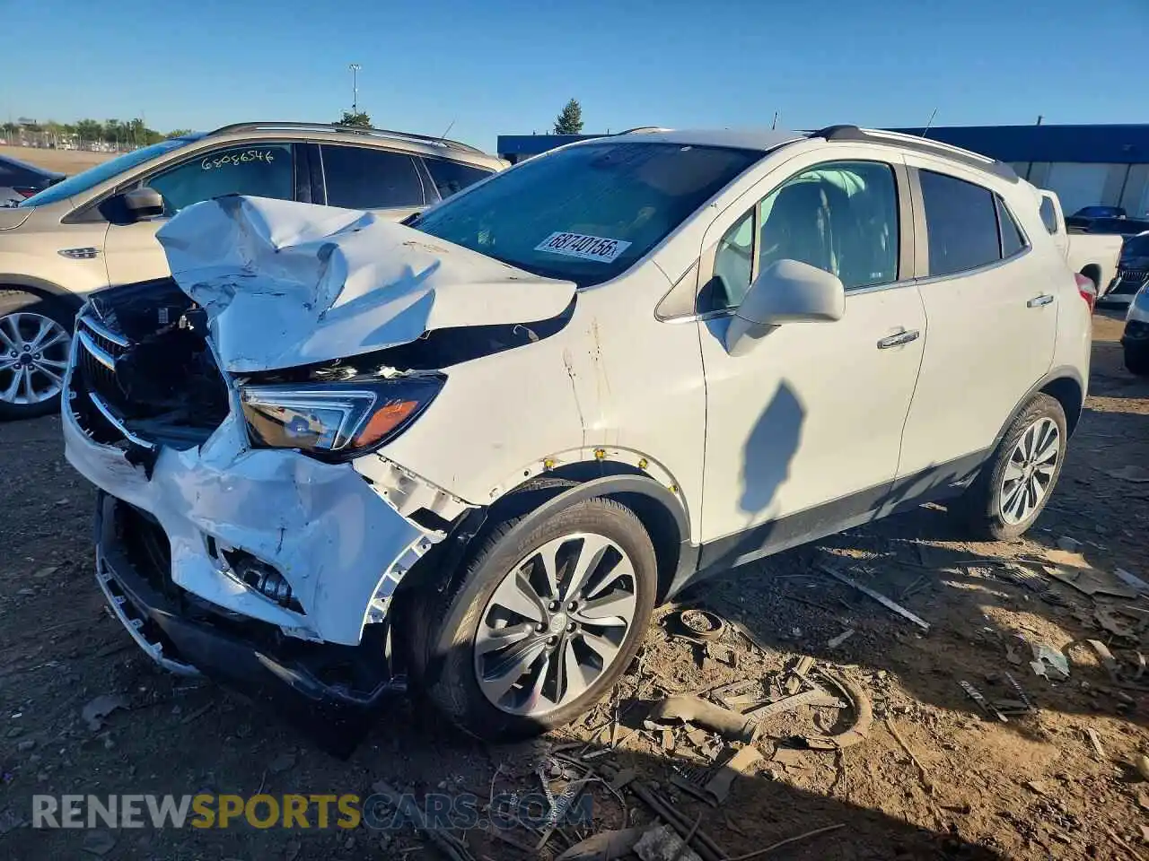 1 fotografías del automóvil dañado KL4CJESM7NB565827 BUICK ENCORE 2022