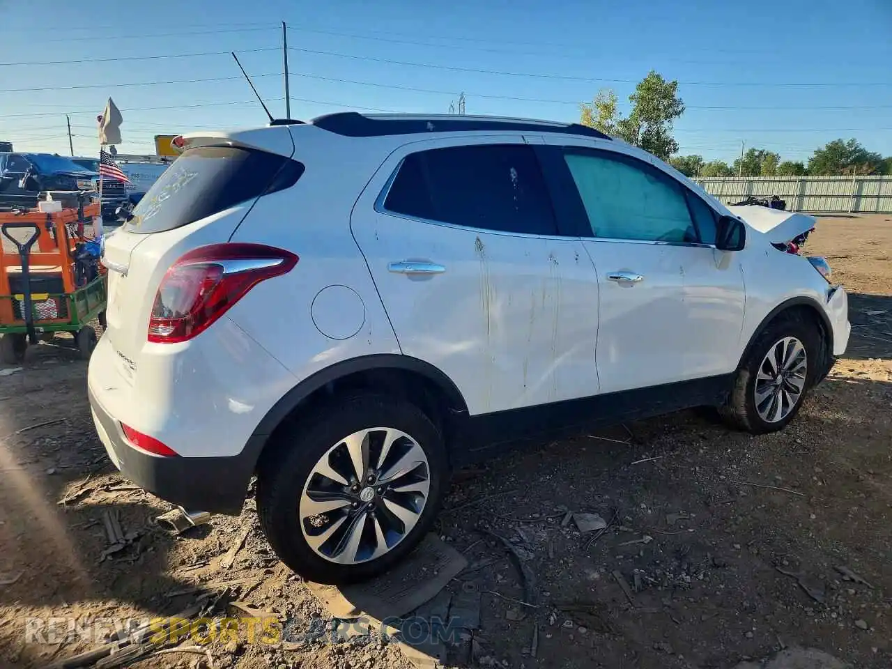 3 fotografías del automóvil dañado KL4CJESM7NB565827 BUICK ENCORE 2022