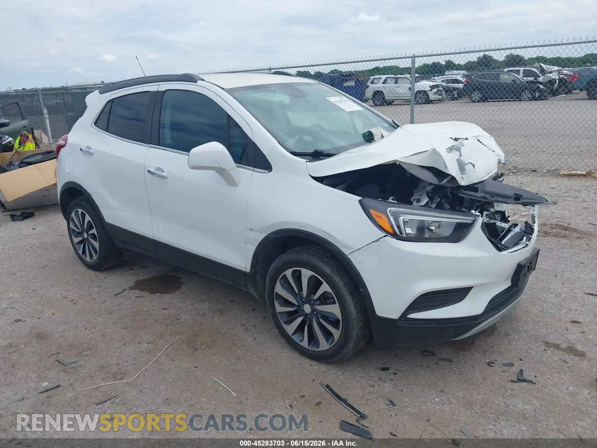 1 Photograph of a damaged car KL4CJESM8NB505880 BUICK ENCORE 2022