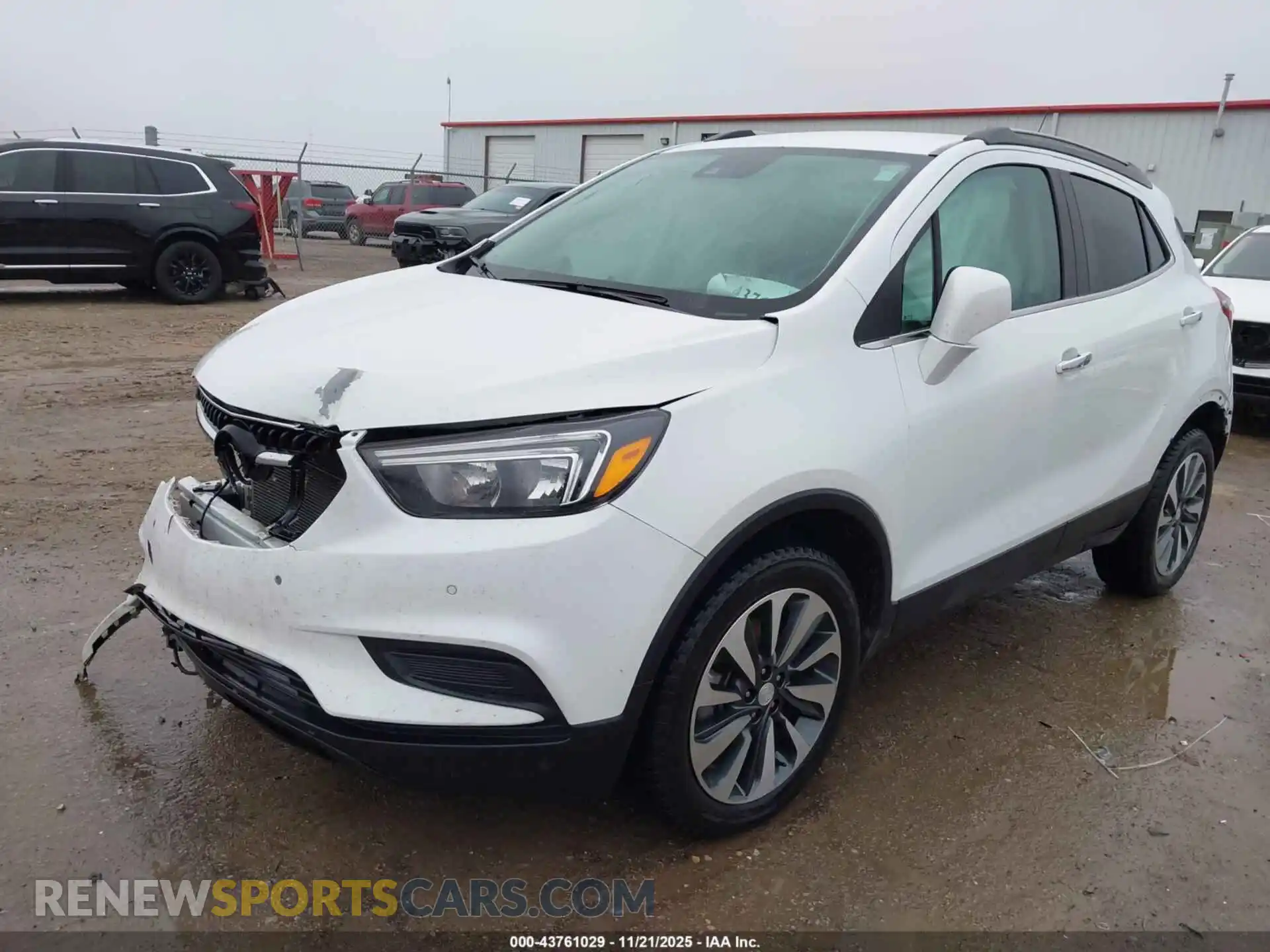 2 fotografías del automóvil dañado KL4CJESM9NB513048 BUICK ENCORE 2022