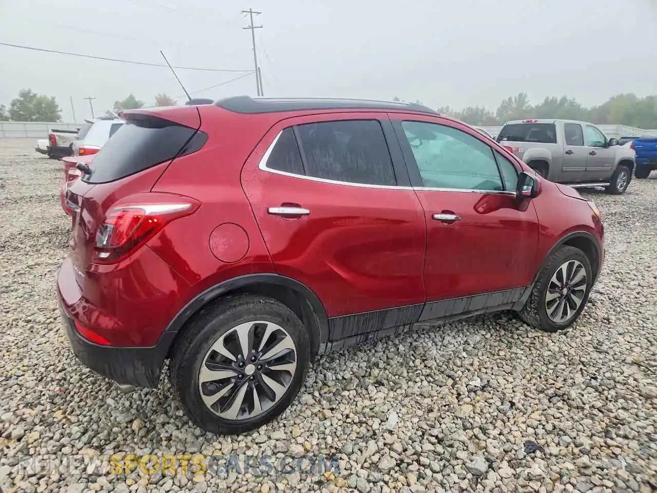 3 fotografías del automóvil dañado KL4CJESM9NB554263 BUICK ENCORE 2022