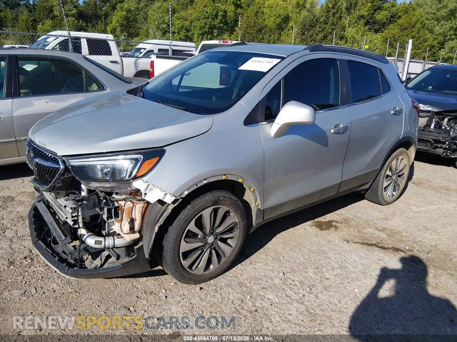 2 fotografías del automóvil dañado KL4CJESMXNB548830 BUICK ENCORE 2022