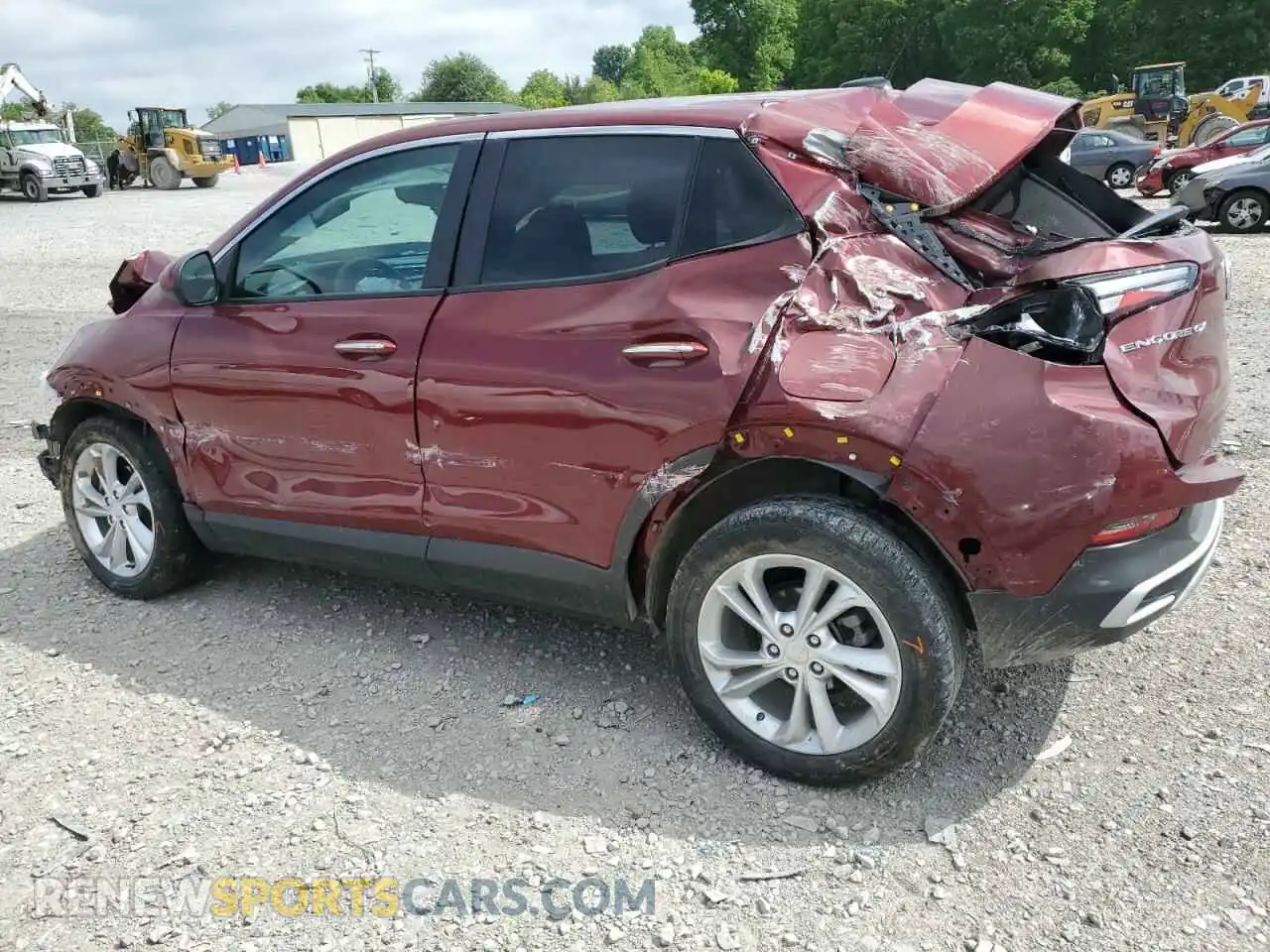 2 Photograph of a damaged car KL4MMBS23NB136127 BUICK ENCORE 2022