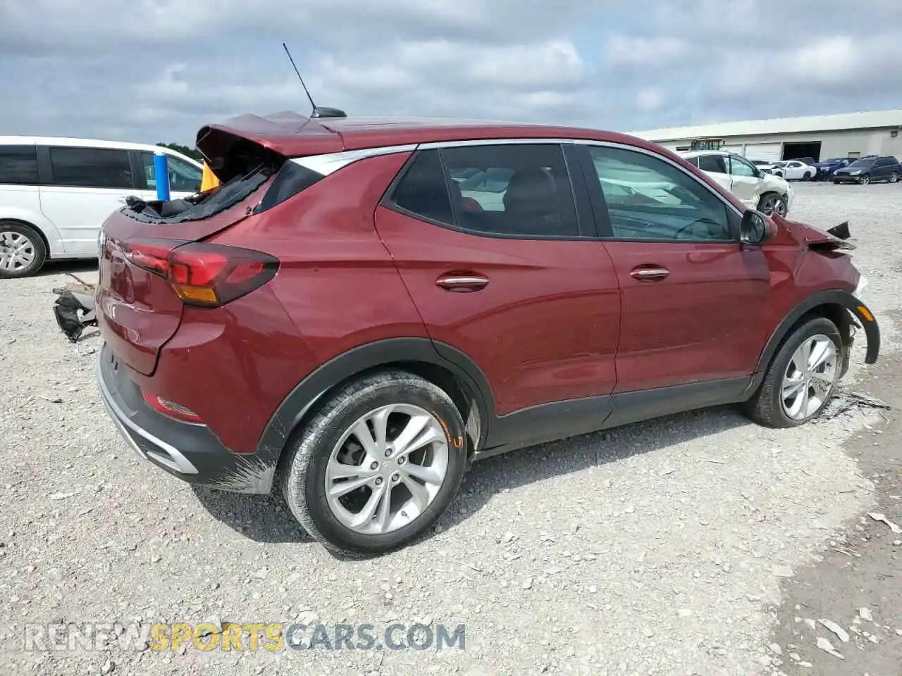 3 Photograph of a damaged car KL4MMBS23NB136127 BUICK ENCORE 2022