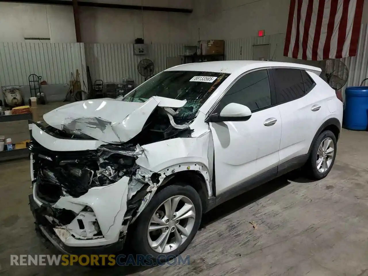 1 Photograph of a damaged car KL4MMBS24NB118249 BUICK ENCORE 2022