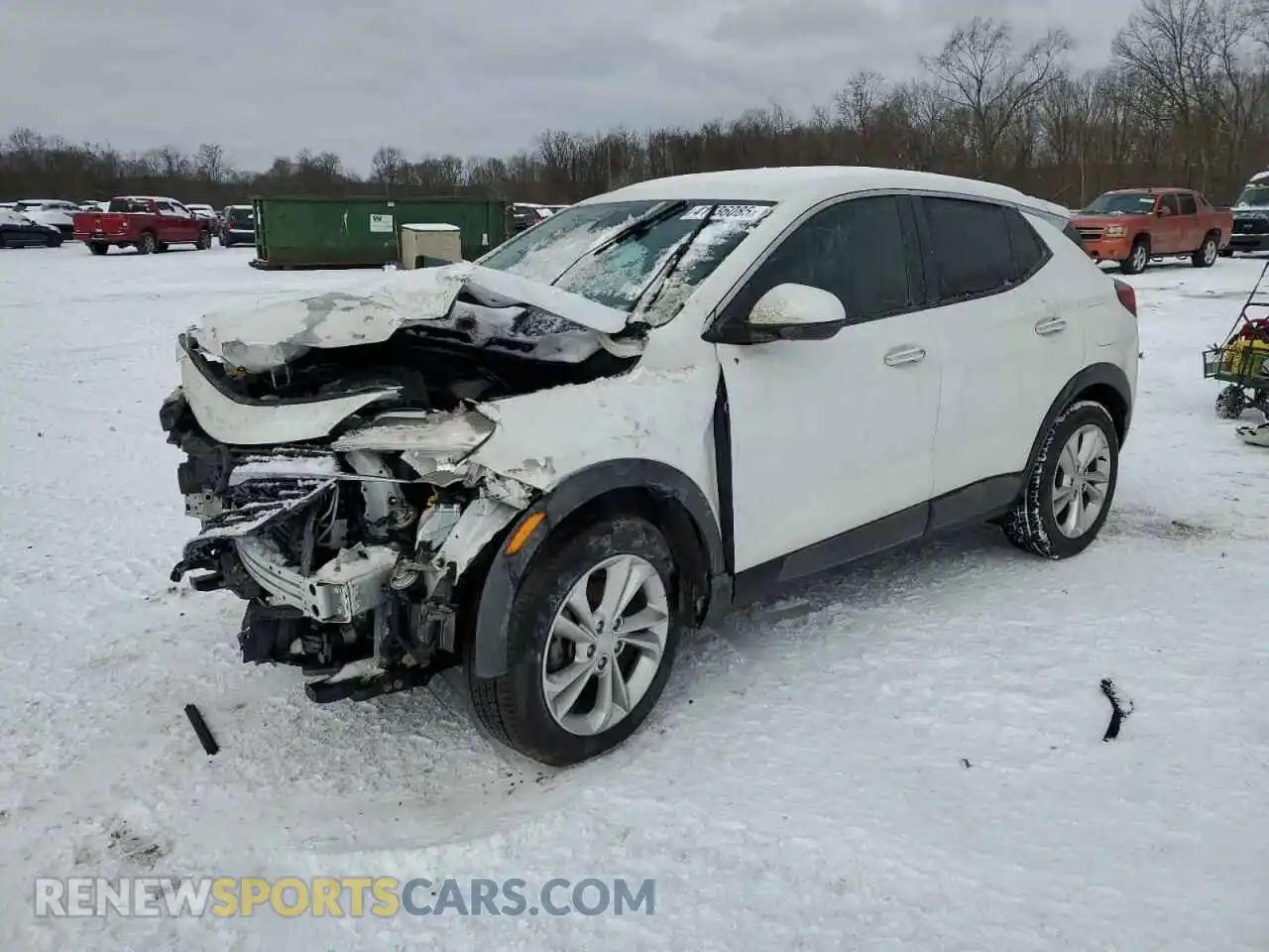 1 Photograph of a damaged car KL4MMBS25NB125534 BUICK ENCORE 2022