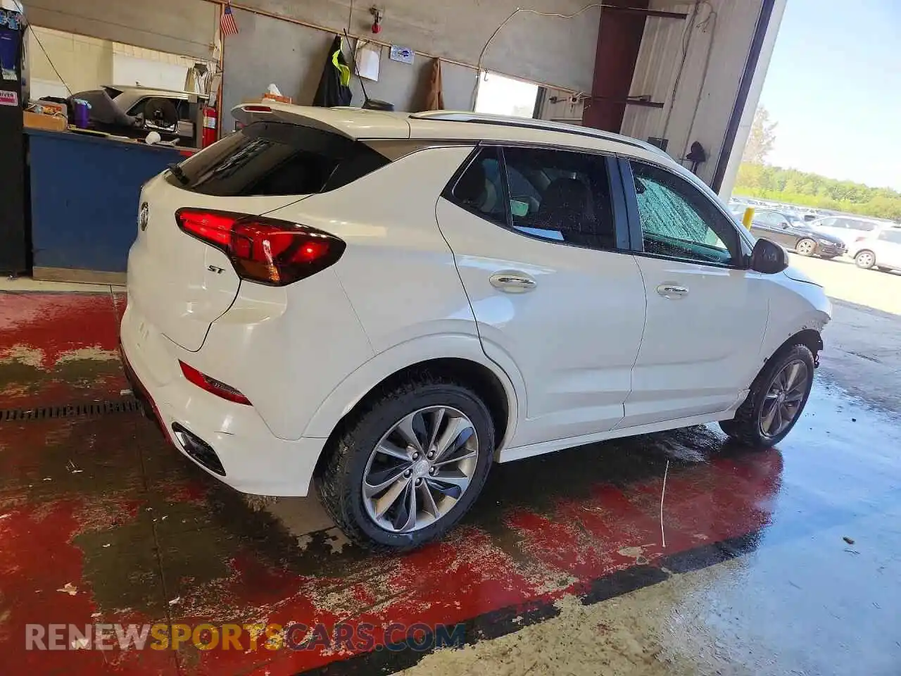 3 fotografías del automóvil dañado KL4MMBS26NB091636 BUICK ENCORE 2022