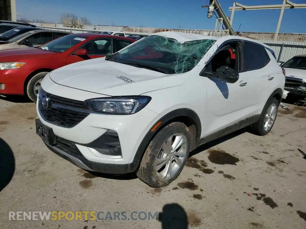 1 Photograph of a damaged car KL4MMBS27NB023636 BUICK ENCORE 2022