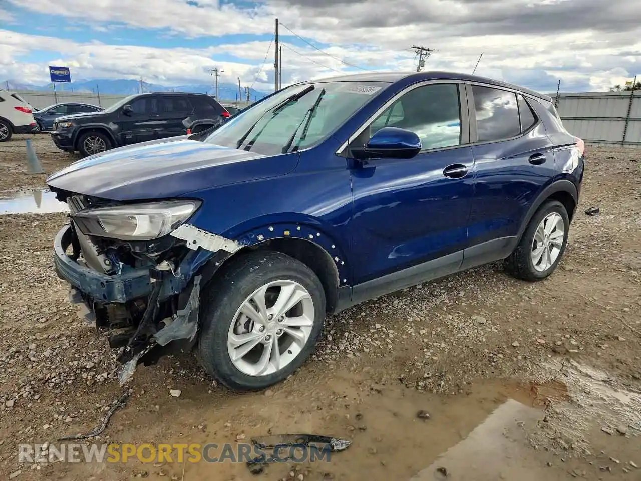 1 Photograph of a damaged car KL4MMCSL7NB011484 BUICK ENCORE 2022
