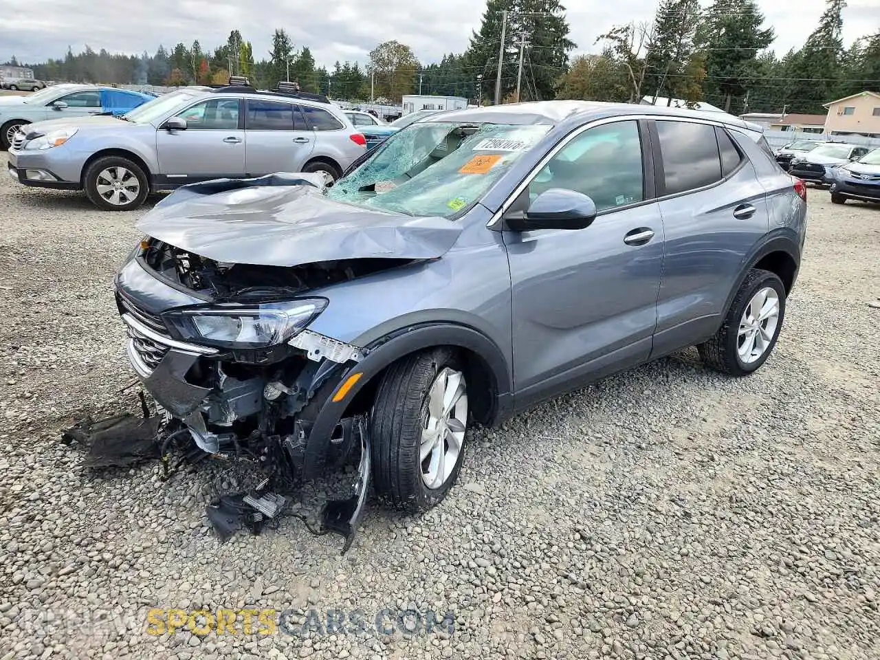 1 fotografías del automóvil dañado KL4MMCSL7NB037566 BUICK ENCORE 2022