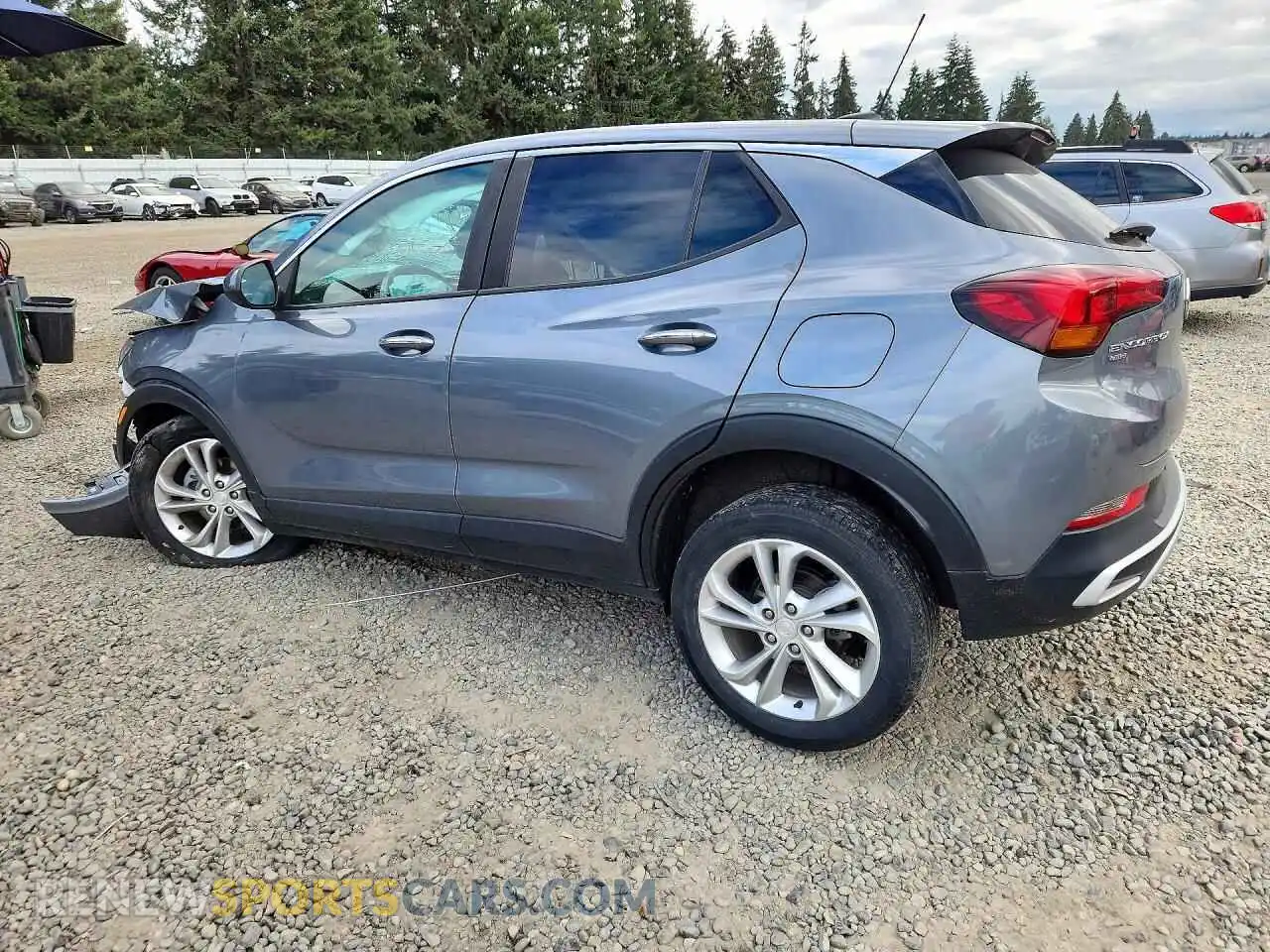 2 fotografías del automóvil dañado KL4MMCSL7NB037566 BUICK ENCORE 2022