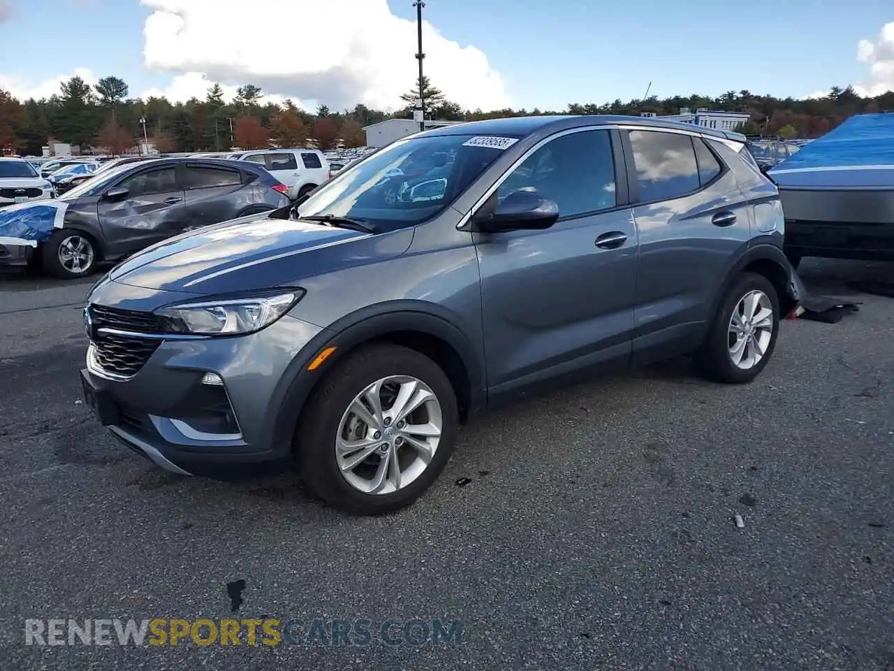1 Photograph of a damaged car KL4MMCSL9NB052120 BUICK ENCORE 2022
