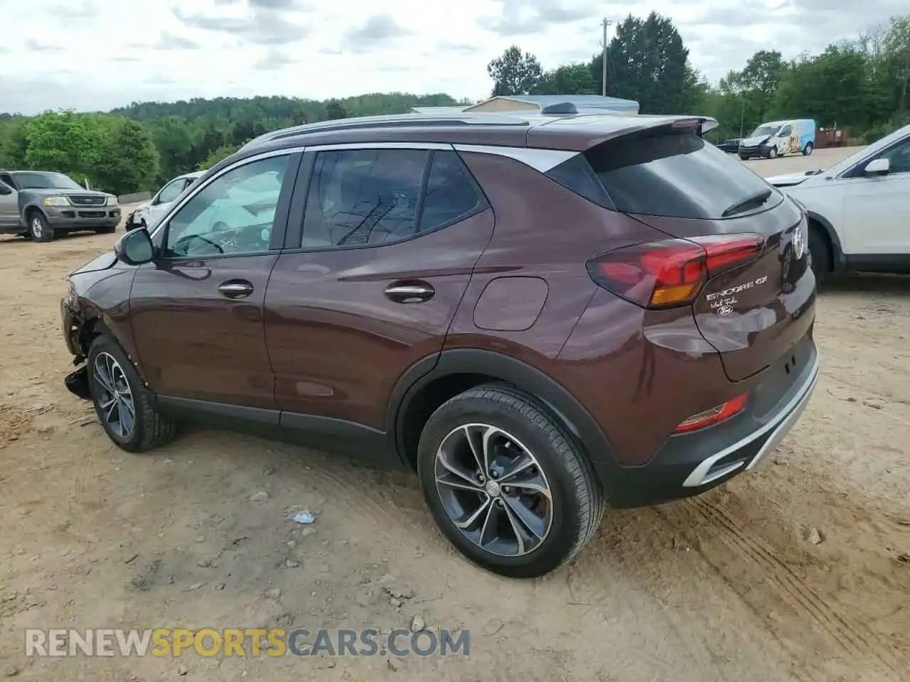 2 Photograph of a damaged car KL4MMDS21NB135568 BUICK ENCORE 2022