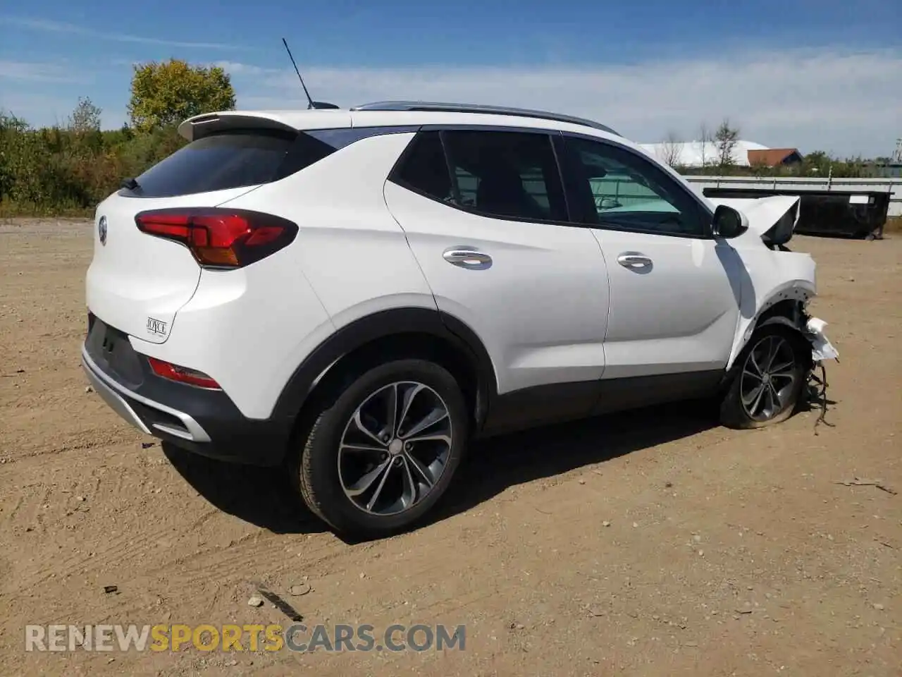 3 Фотография поврежденного автомобиля KL4MMDS23NB100708 BUICK ENCORE 2022