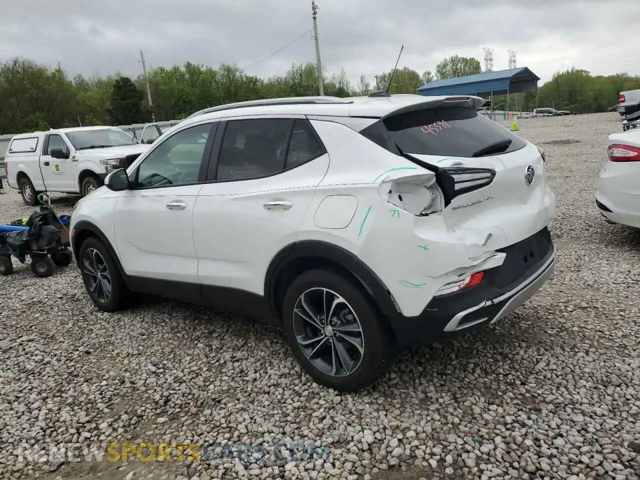 2 Photograph of a damaged car KL4MMDS25NB148548 BUICK ENCORE 2022