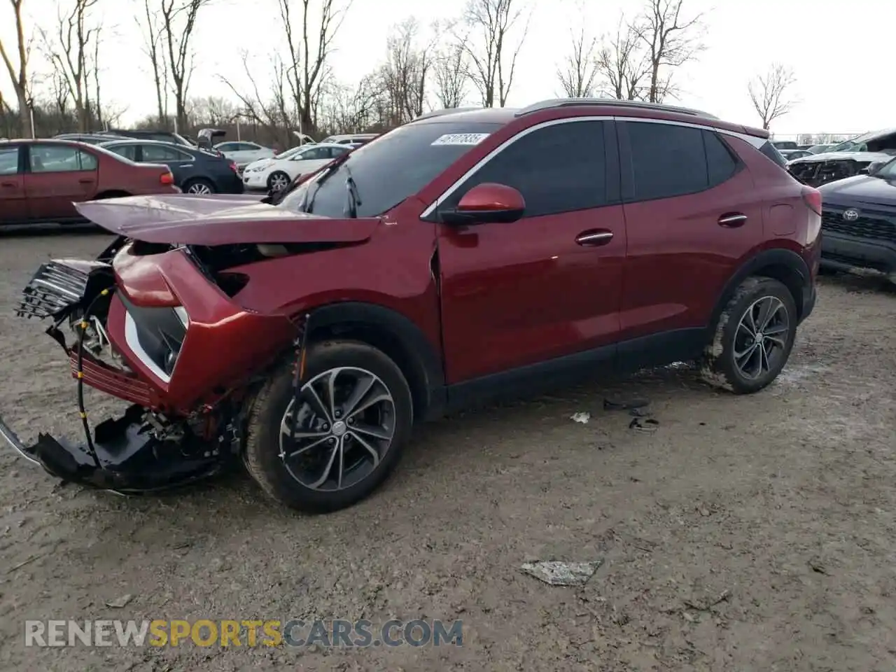 1 Photograph of a damaged car KL4MMDS2XNB013842 BUICK ENCORE 2022