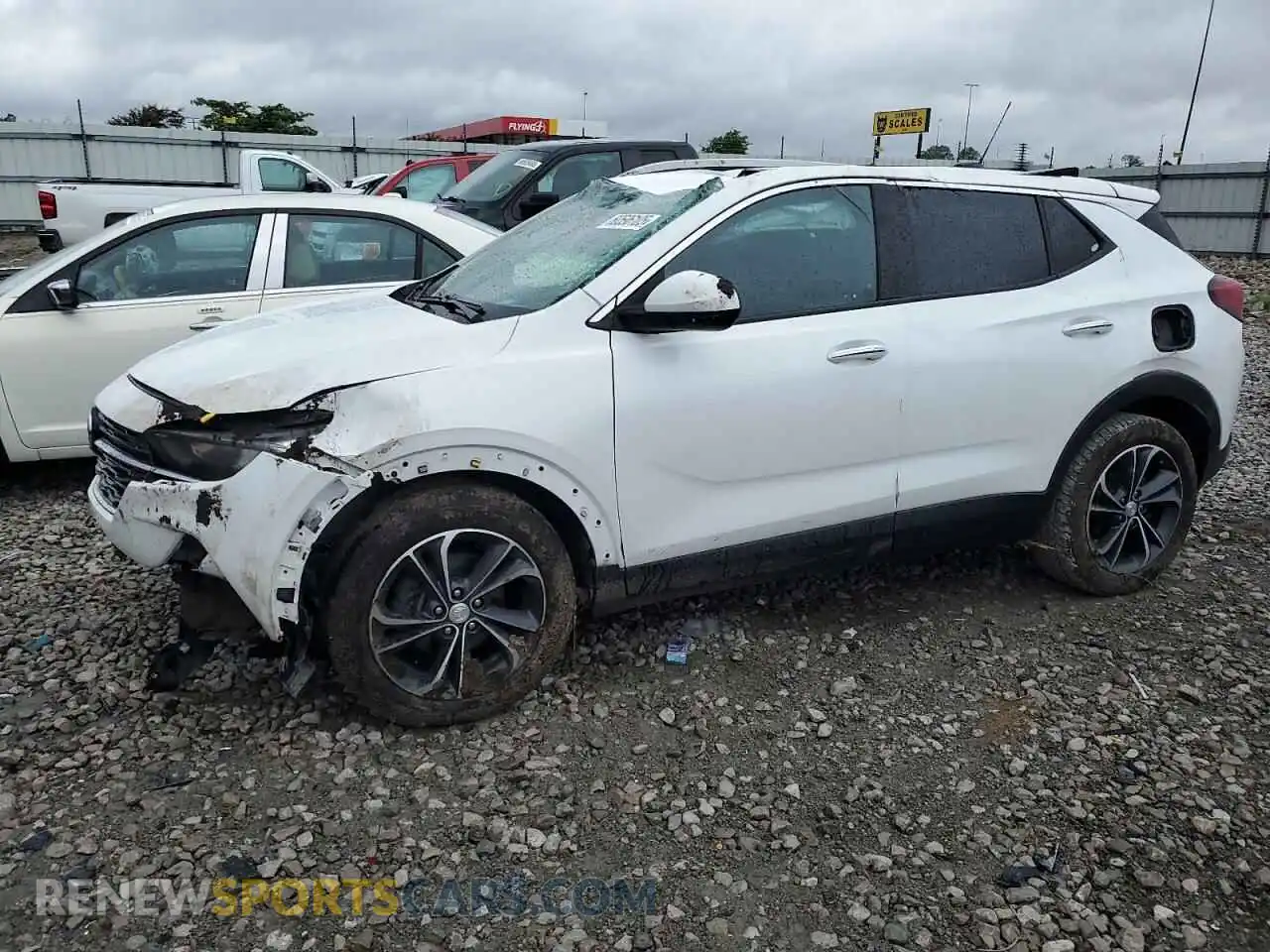 1 Photograph of a damaged car KL4MMDSL1NB067698 BUICK ENCORE 2022