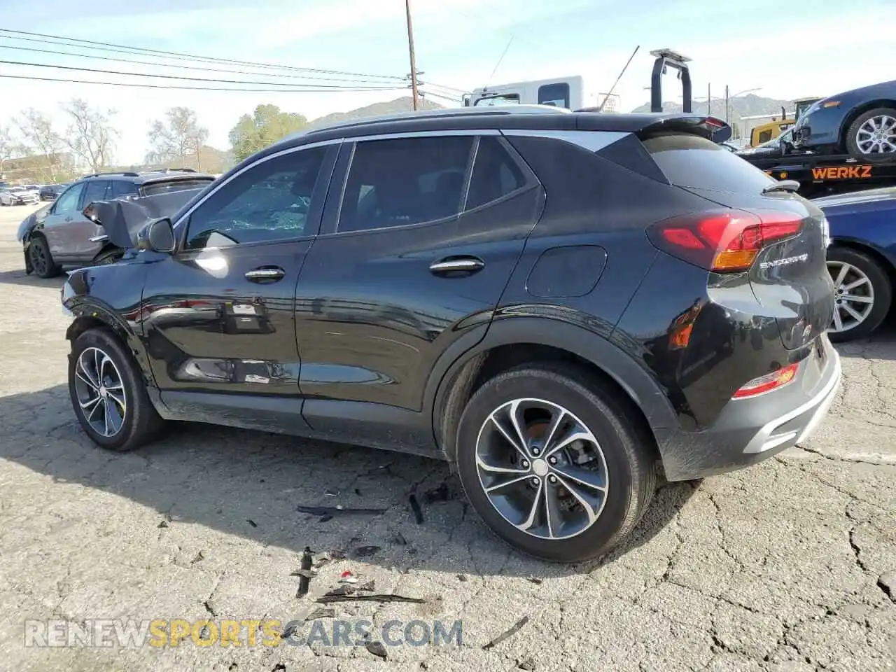 2 fotografías del automóvil dañado KL4MMDSL5NB071995 BUICK ENCORE 2022