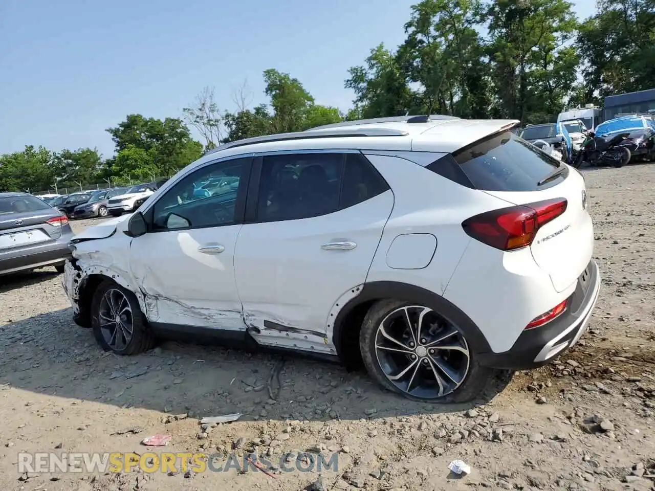 2 Photograph of a damaged car KL4MMDSL7NB035693 BUICK ENCORE 2022