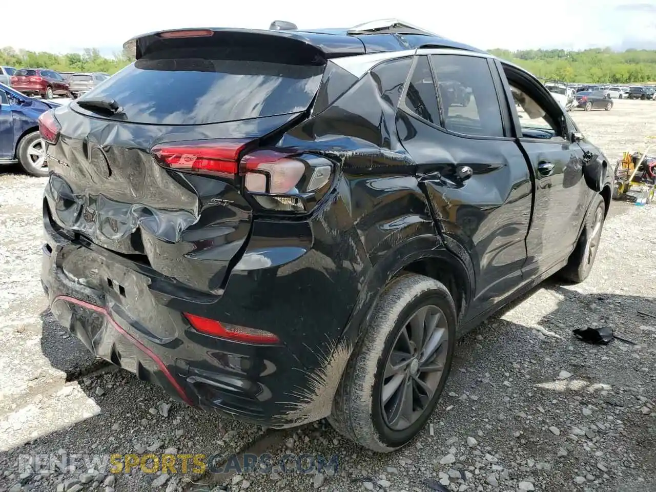 3 fotografías del automóvil dañado KL4MMDSL8NB042362 BUICK ENCORE 2022