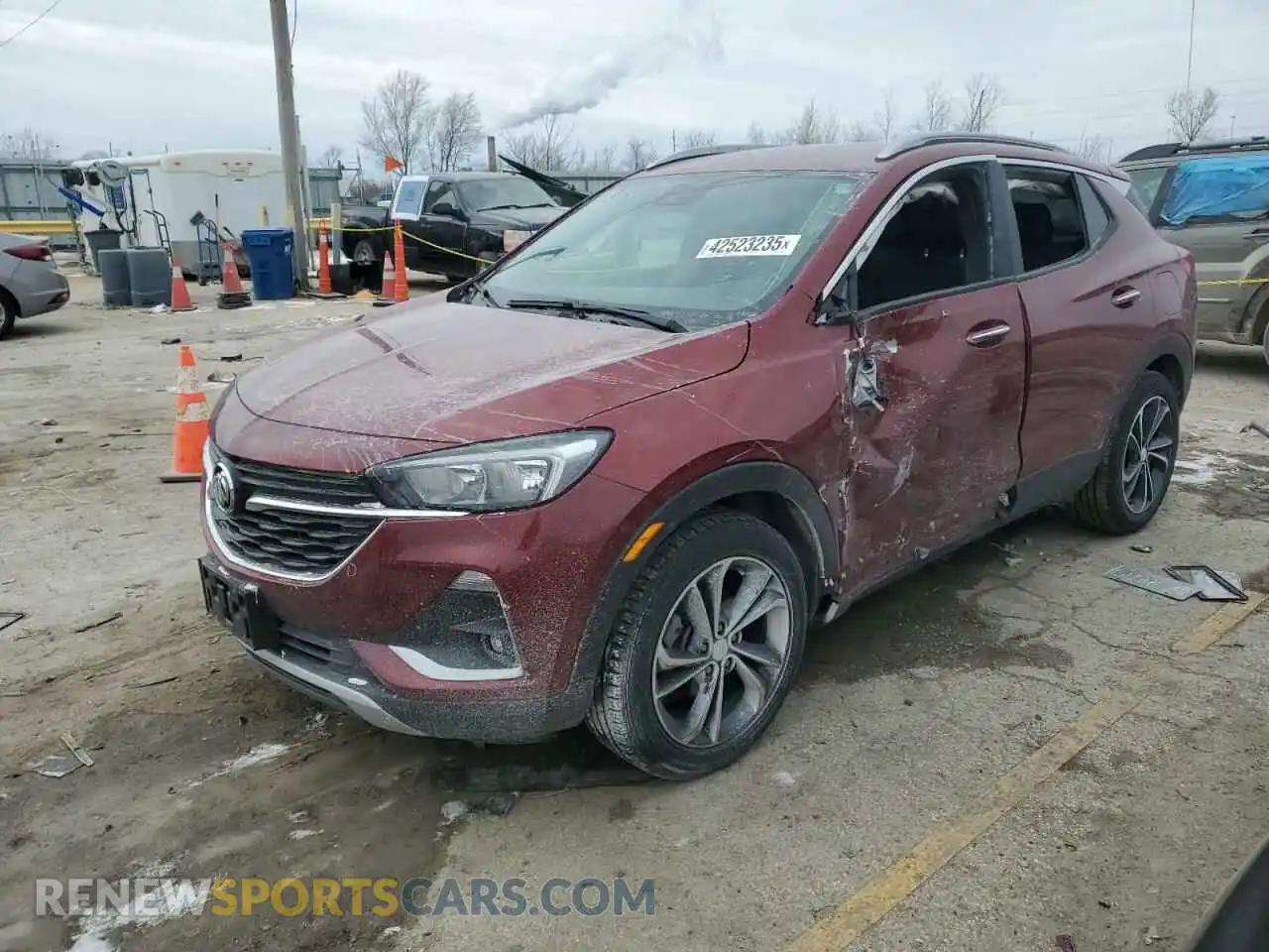 1 Photograph of a damaged car KL4MMDSL9NB021908 BUICK ENCORE 2022