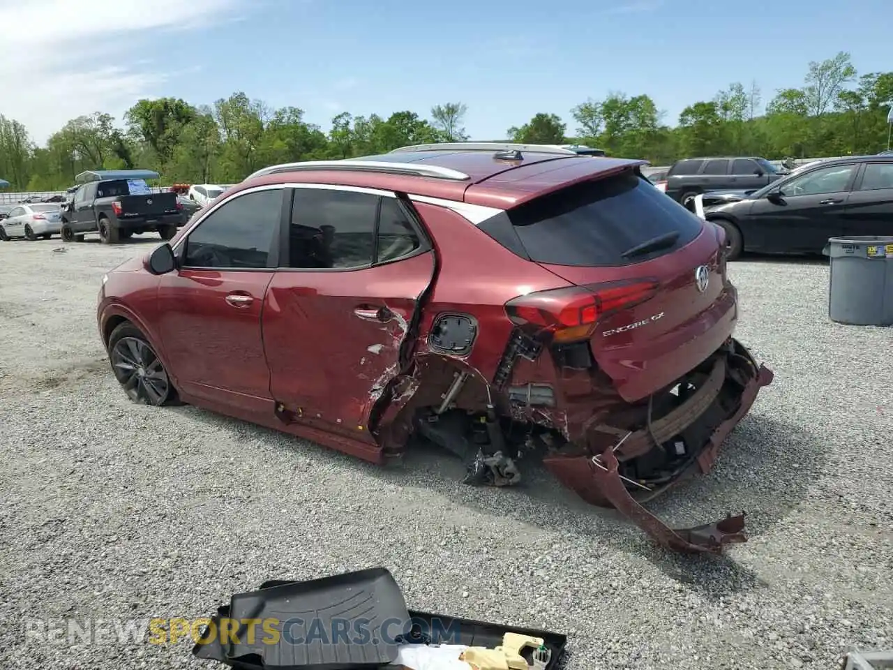 2 Photograph of a damaged car KL4MMDSLXNB064847 BUICK ENCORE 2022