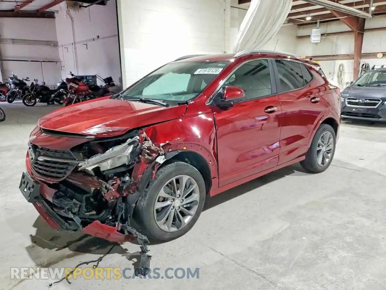 1 Photograph of a damaged car KL4MMESL1NB119191 BUICK ENCORE 2022