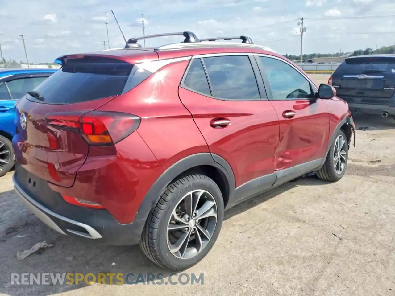 3 Photograph of a damaged car KL4MMESL4NB102563 BUICK ENCORE 2022