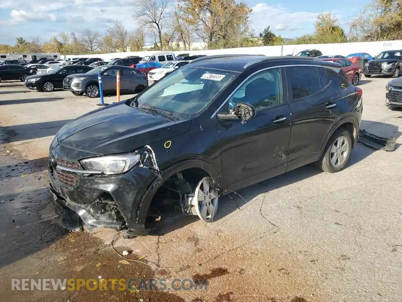 1 Photograph of a damaged car KL4MMESL7NB011884 BUICK ENCORE 2022
