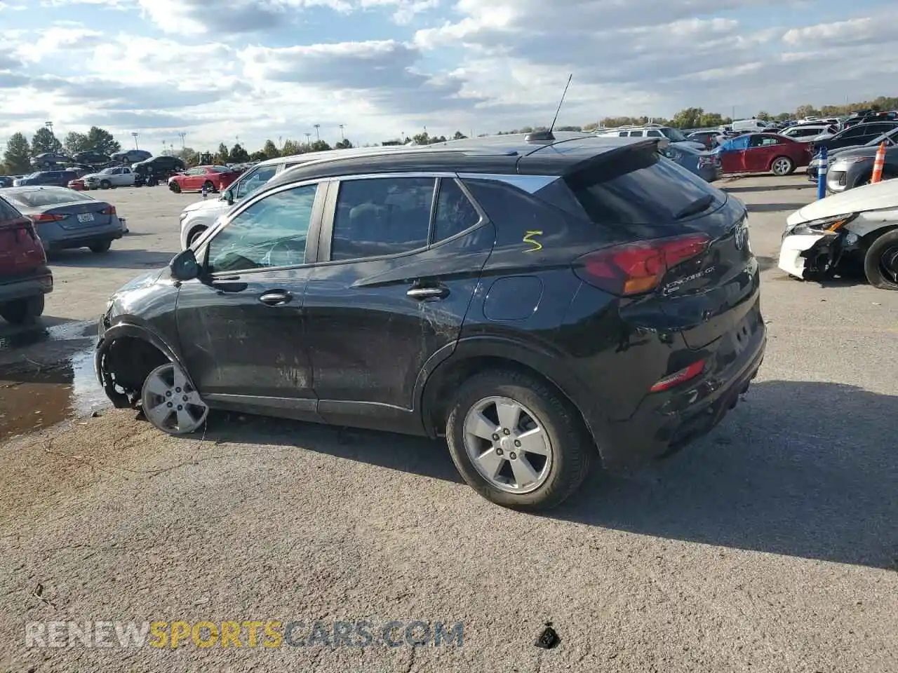 2 Photograph of a damaged car KL4MMESL7NB011884 BUICK ENCORE 2022